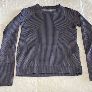 lululemon Ribbed Purple Lululemon Restless Pullover